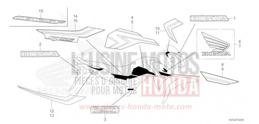 MARQUE CBF125MER de 2024